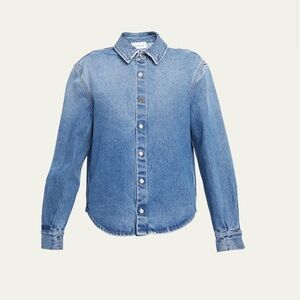 NWT Armarium Erin denim shirt/jacket. Size 38 IT. Blue